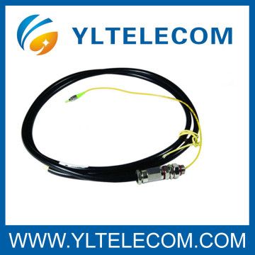 Гибкий провод оптического волокна LC , Водоустойчивый 50/125 мм кабель заплаты стекловолокна